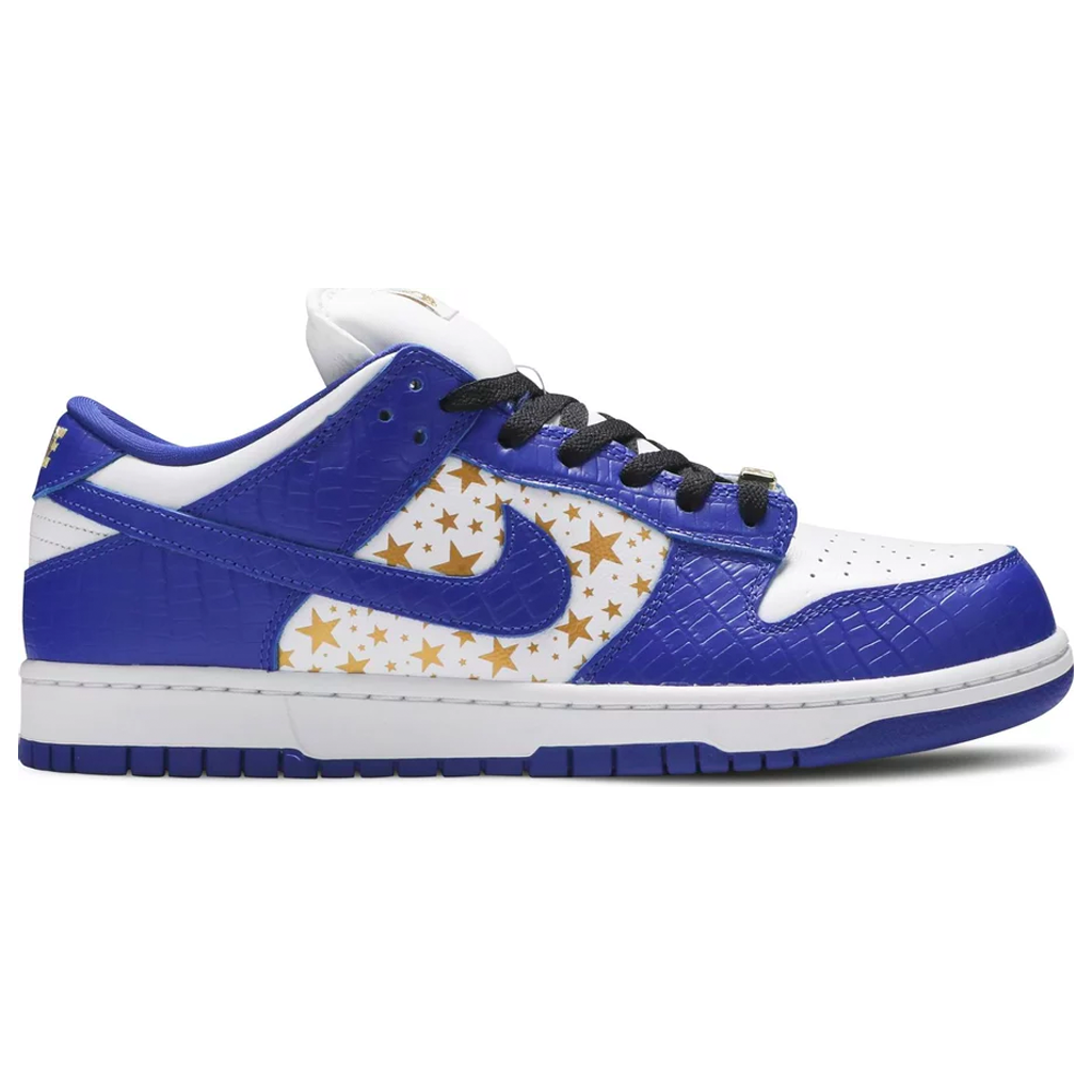 SB Dunk Low "Supreme Stars Blue"
