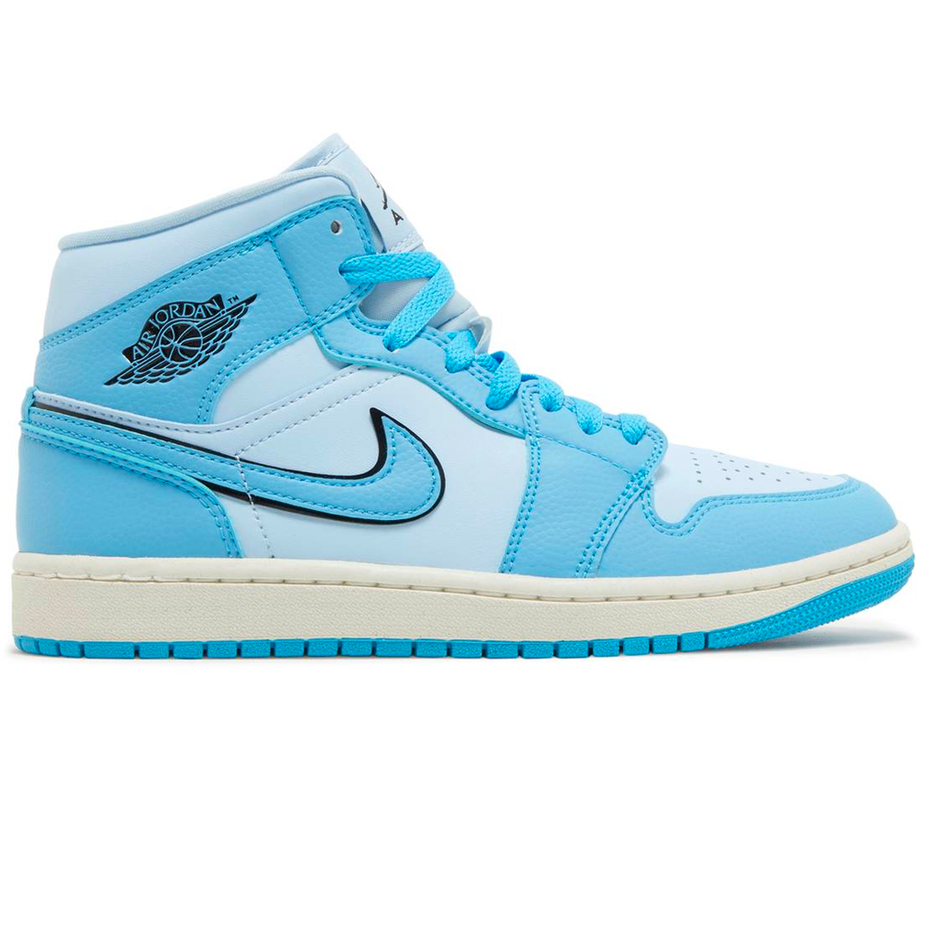 W Jordan 1 Mid "Ice Blue"